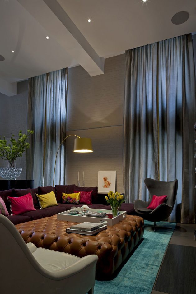 16 Outstanding Ideas For Decorating Living Room With High Ceiling