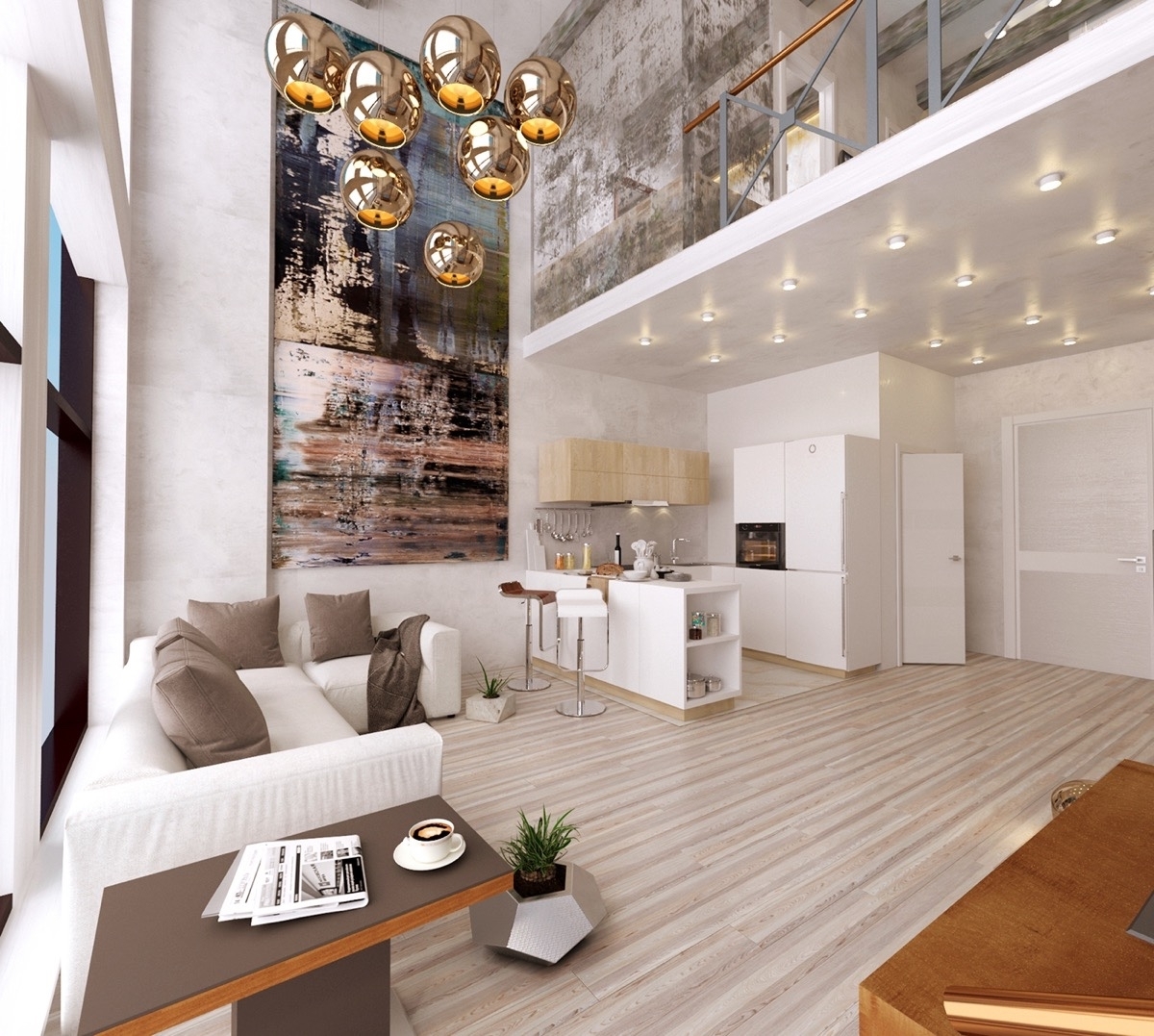 High Ceiling Living Room Design Ideas - Living Room Ideas