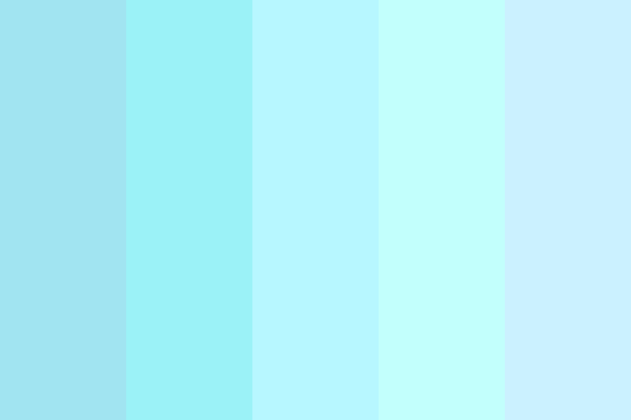 Sky Blue Color Palette