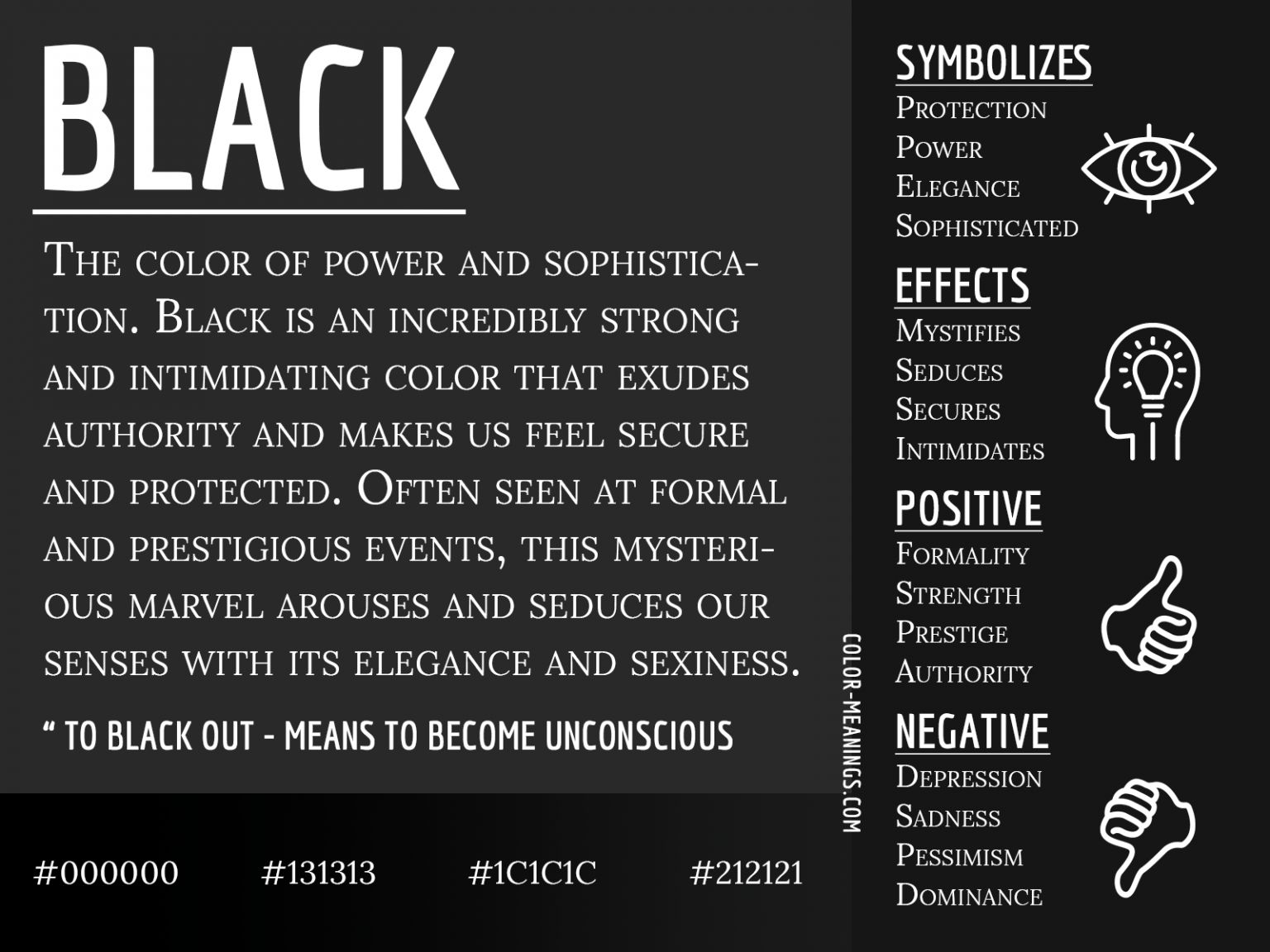 Color Symbolism Chart With 40 Color Meanings (Infographic) | Color Meanings