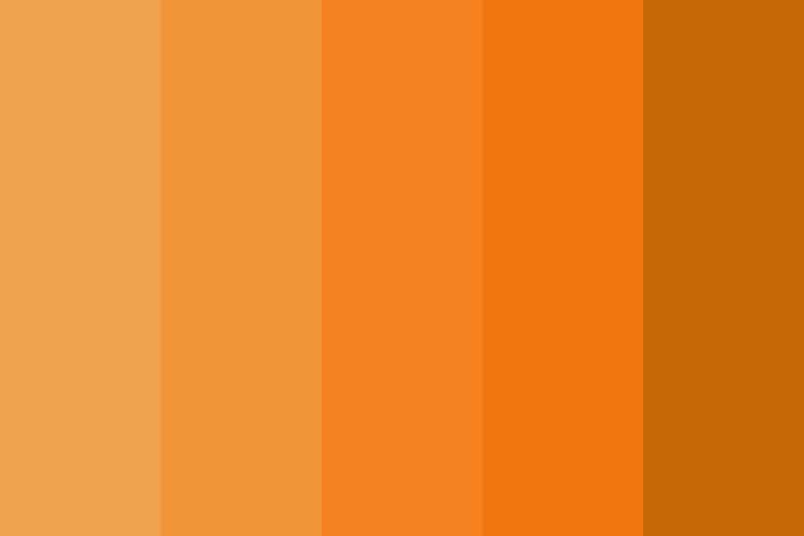 Are there cool shades of orange?