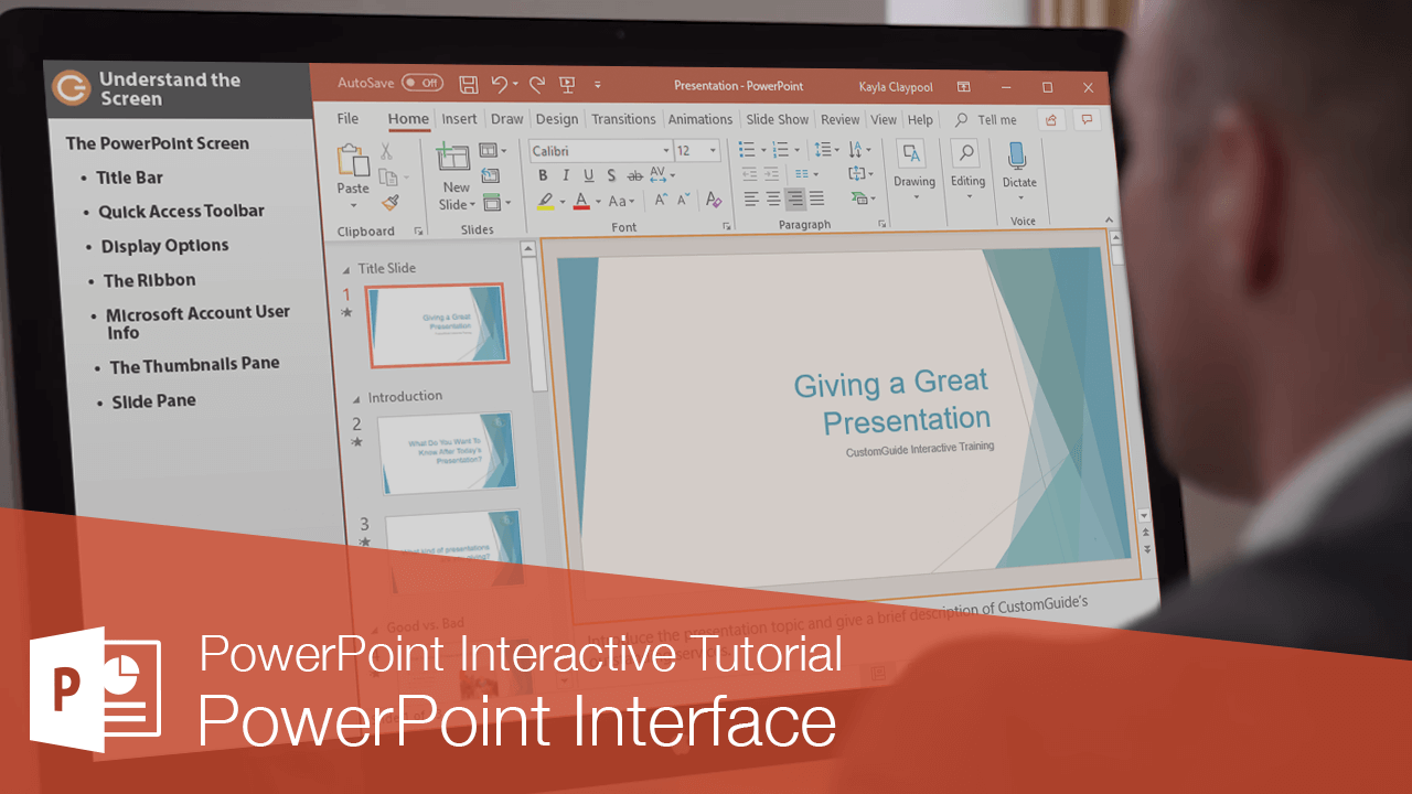 PowerPoint Interface | CustomGuide