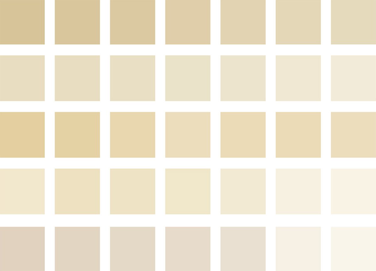 Shades Of Beige Color Chart