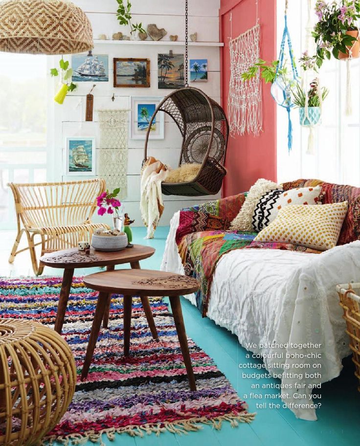 Boho Chic Living Room Design Ideas | Baci Living Room