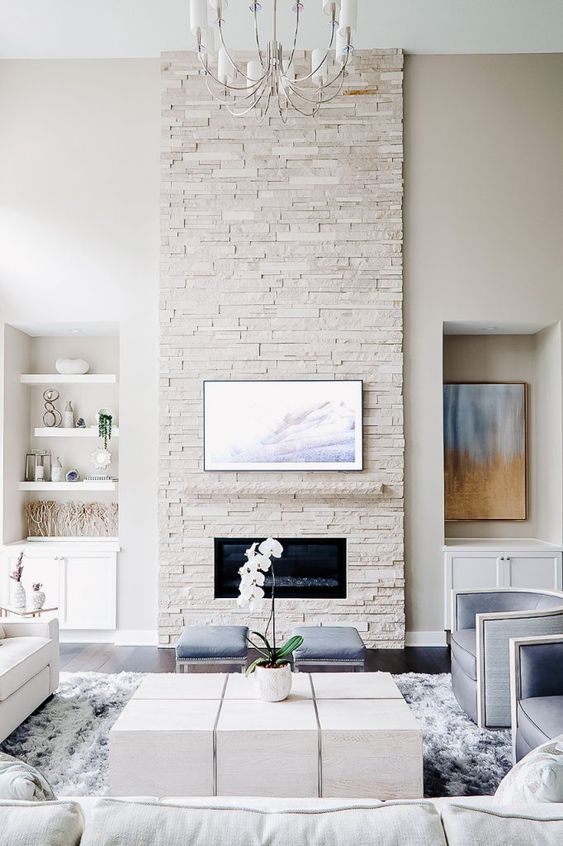 92 Stone Fireplaces For Ultimate Coziness - DigsDigs