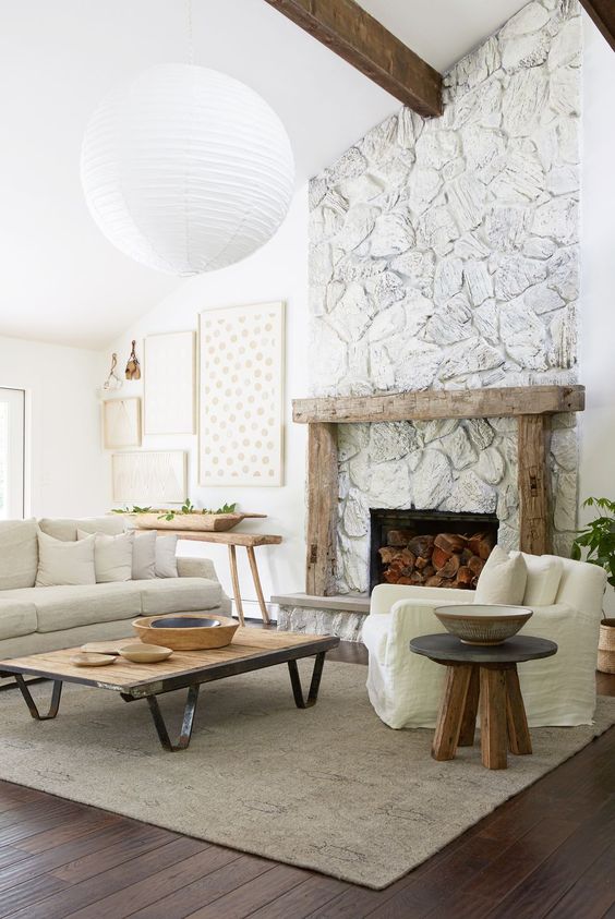 92 Stone Fireplaces For Ultimate Coziness - DigsDigs