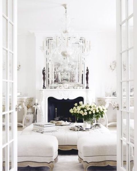 All Shades Of White: 30 Beautiful Living Room Designs - DigsDigs
