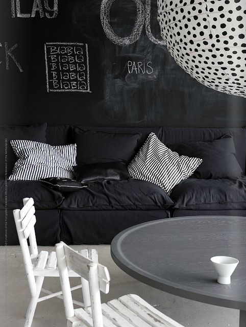 36 Stylish Dark Living Room Designs - DigsDigs