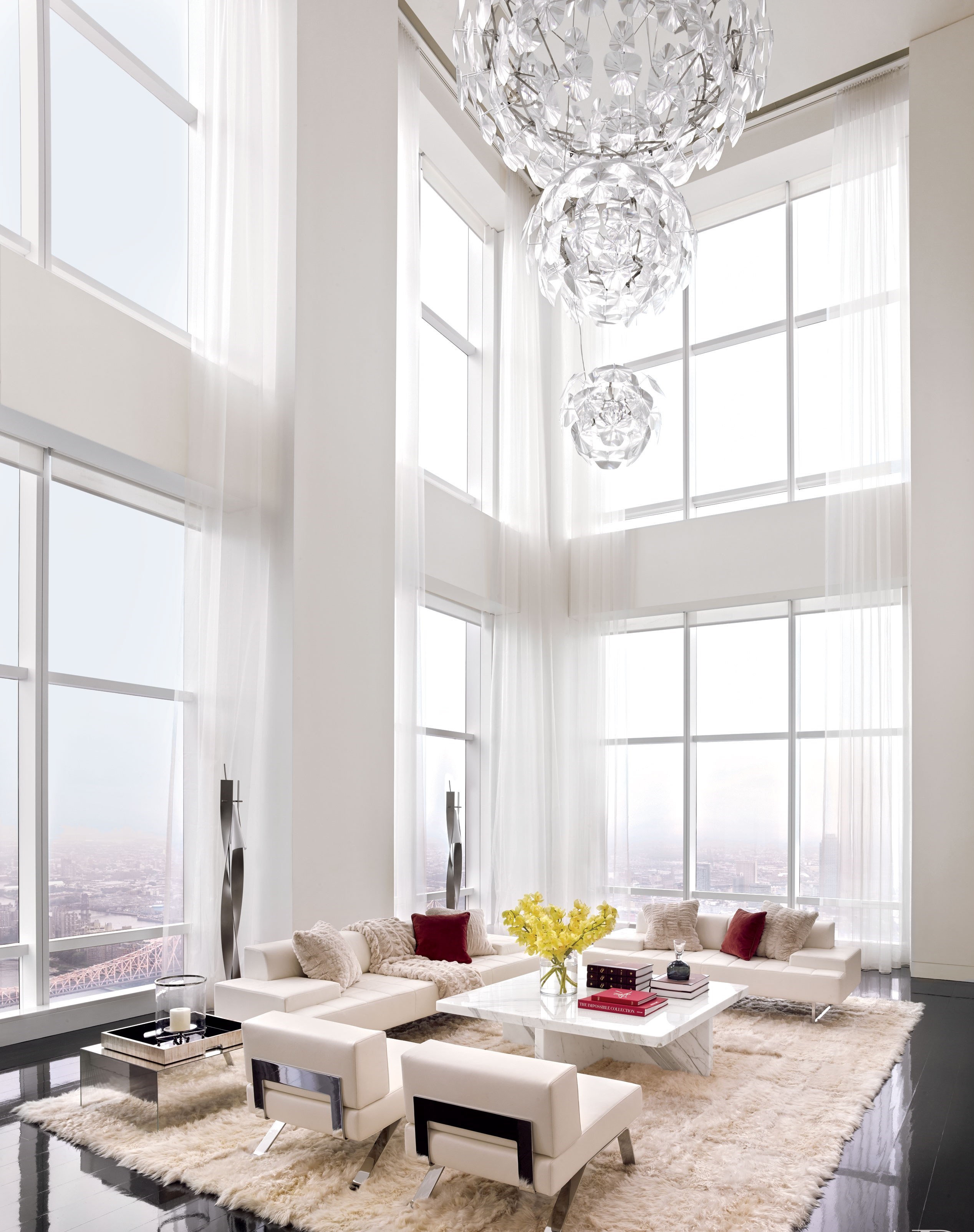 All White Living Room Design Ideas