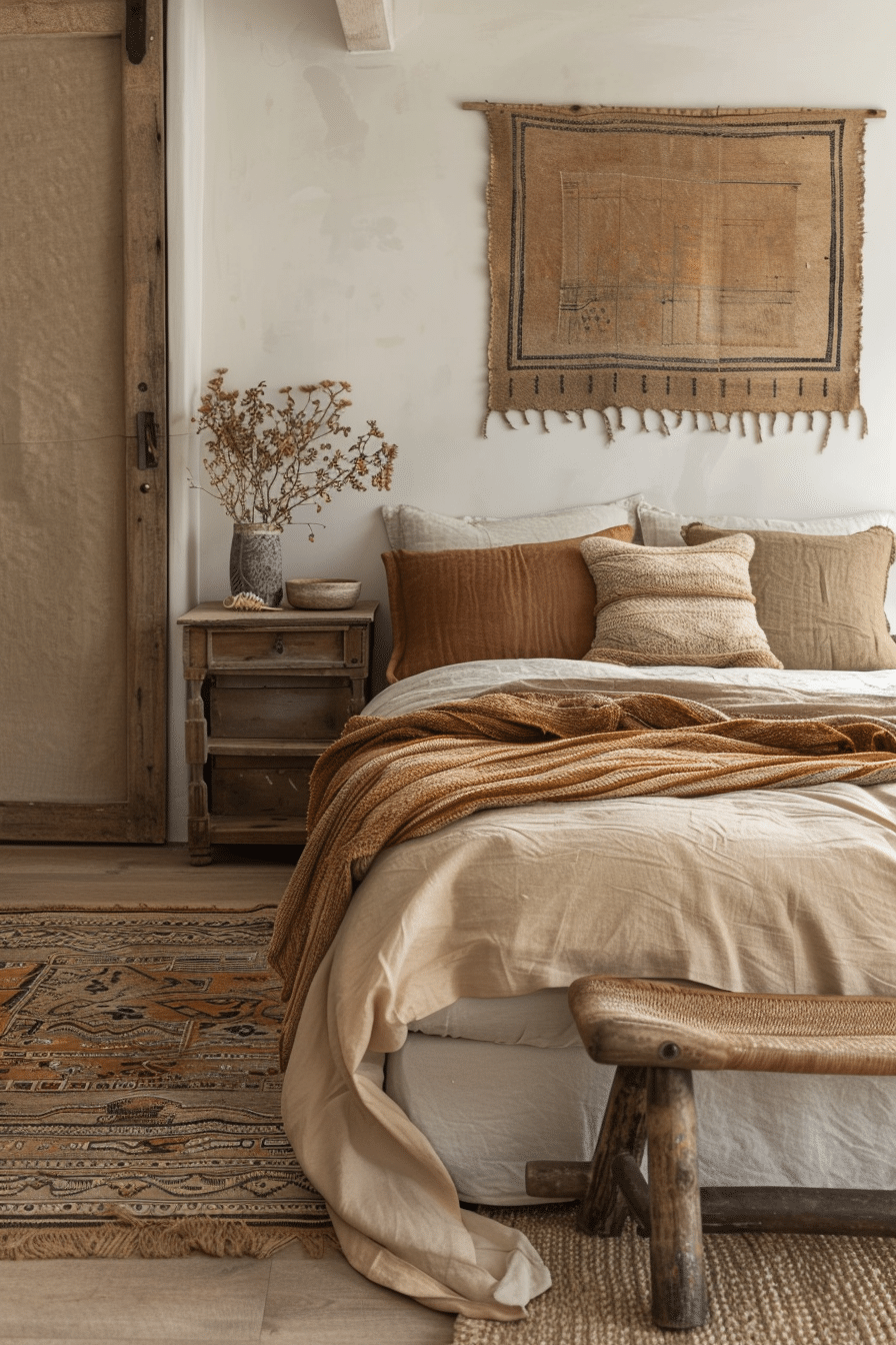70+ Cozy Earthy Bedroom Ideas With Natural Elegance
