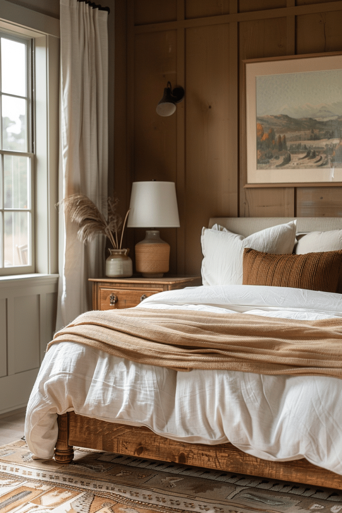 Cozy Earthy Bedroom Ideas With Natural Elegance