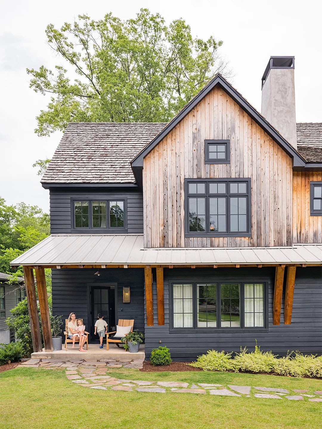 The Modern Farmhouse Exterior Is Embracing a New Look | domino