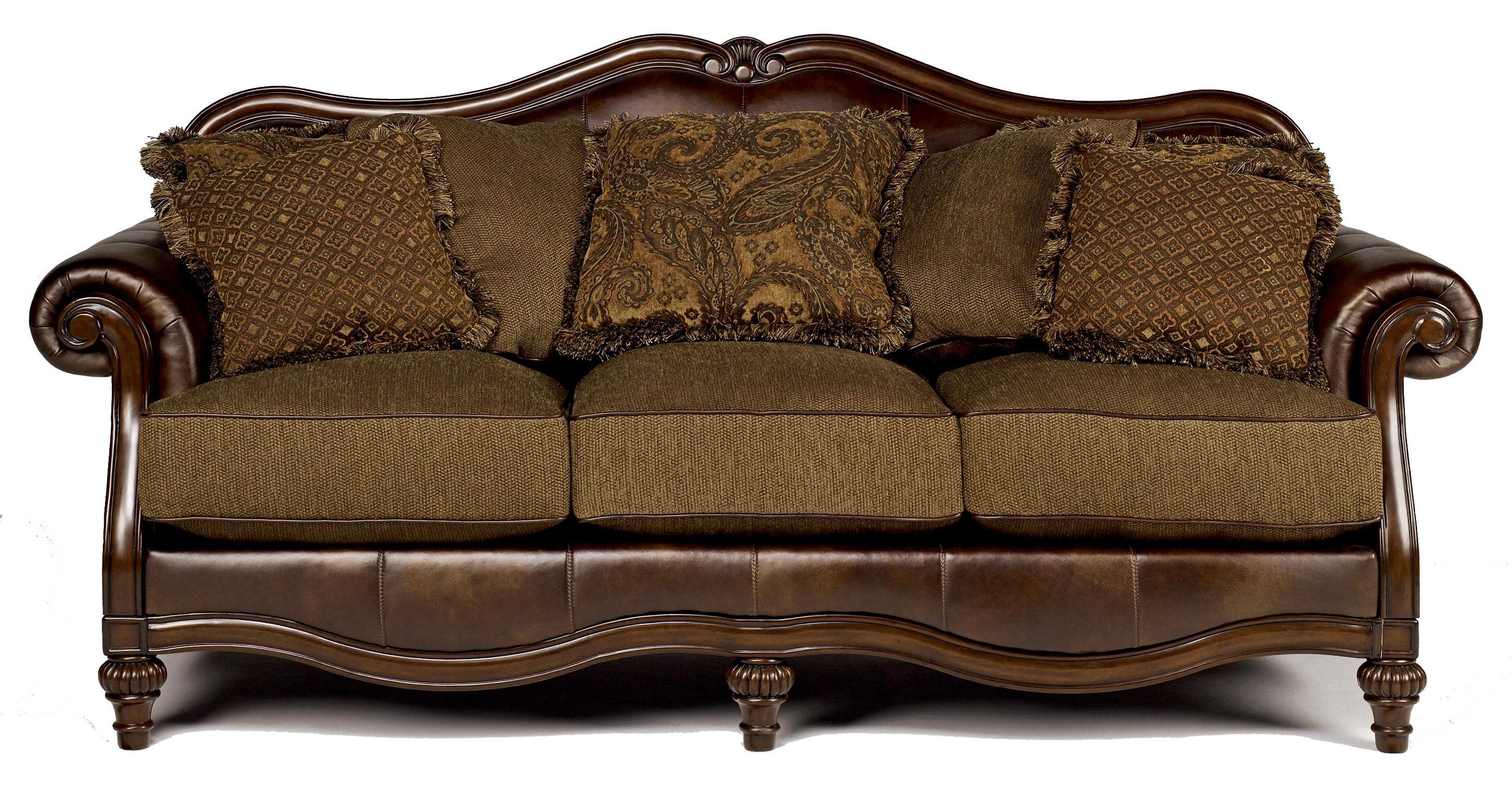 Signature Design By Ashley Claremore Antique Sofa - Antique Poster