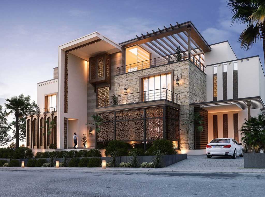 Luxury Modern Mansion Exterior Design | Ebhosworks
