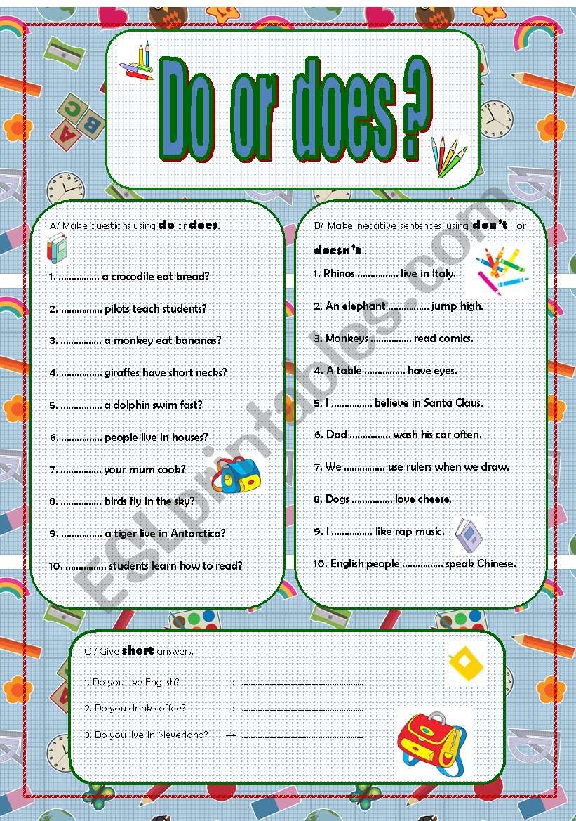 To Do Worksheet