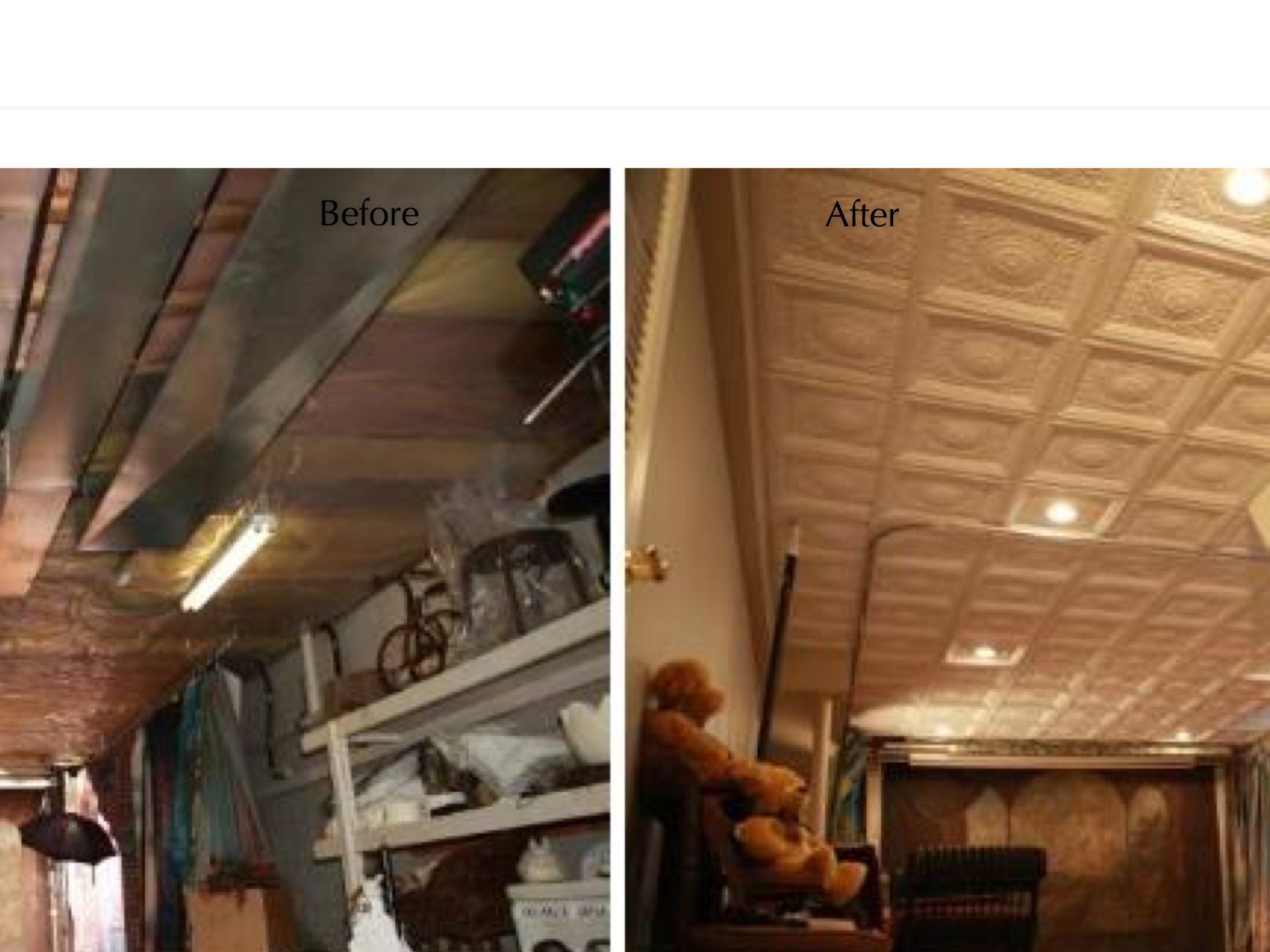 Winner of the Ugliest Ceiling Contest - Before and After Photos ...