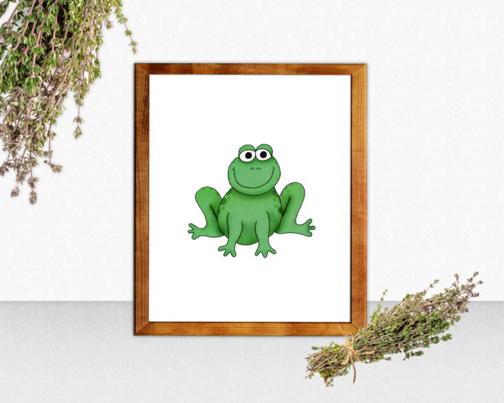 Frog Wall Art - Food Life Design