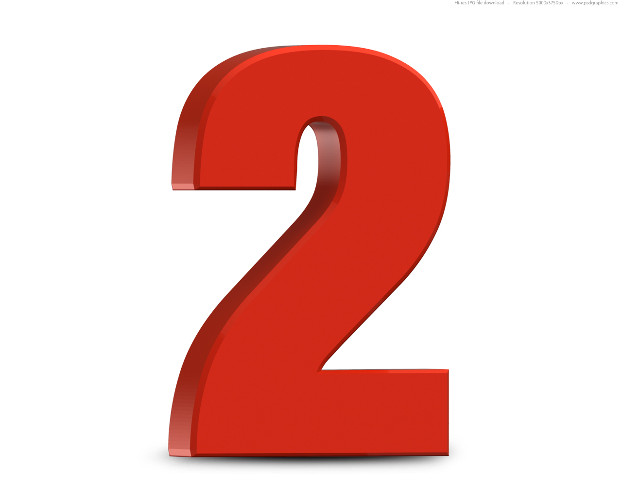 Number 2 Two Icons - PNG & Vector - Free Icons and PNG Backgrounds