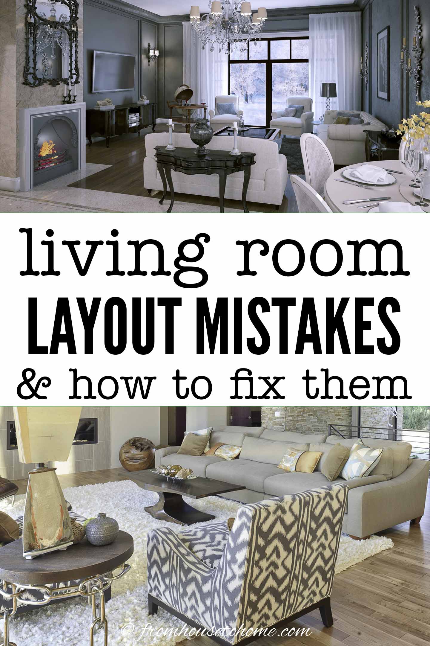 Living Room Layout Mistakes (Do's And Don'ts For Furniture Arrangement)