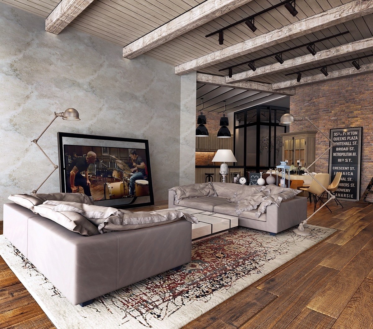 Industrial Style Living Room Design: The Essential Guide