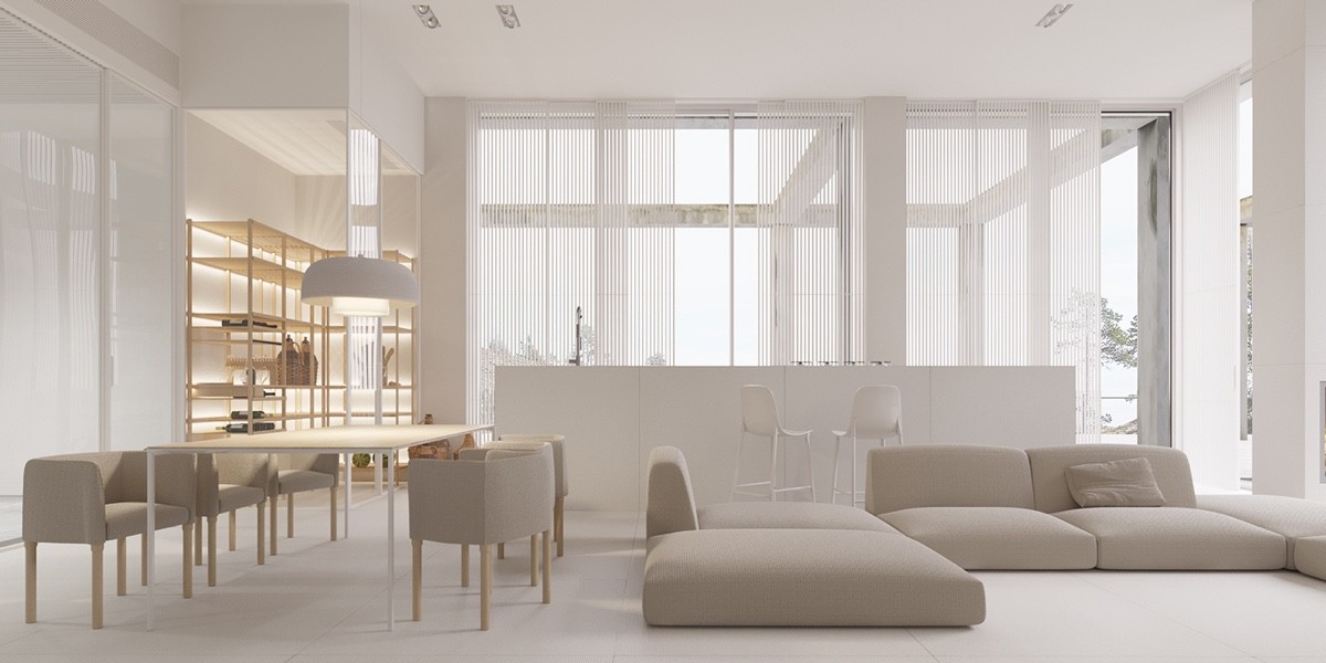 40 Gorgeously Minimalist Living Rooms That Find Substance in ...