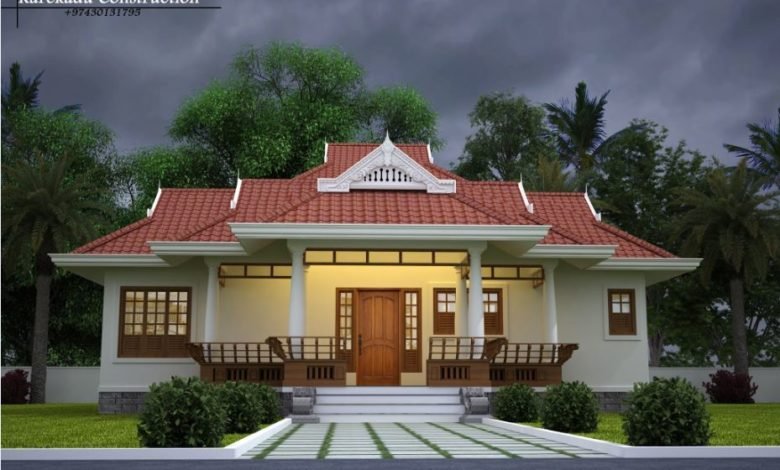 1865 Sq Ft 3BHK Traditional Style Single Floor Beautiful House Design ...