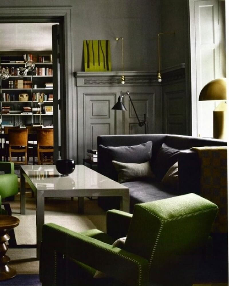 10 Stylish Dark Living Room Interior Design Ideas - Interior Idea