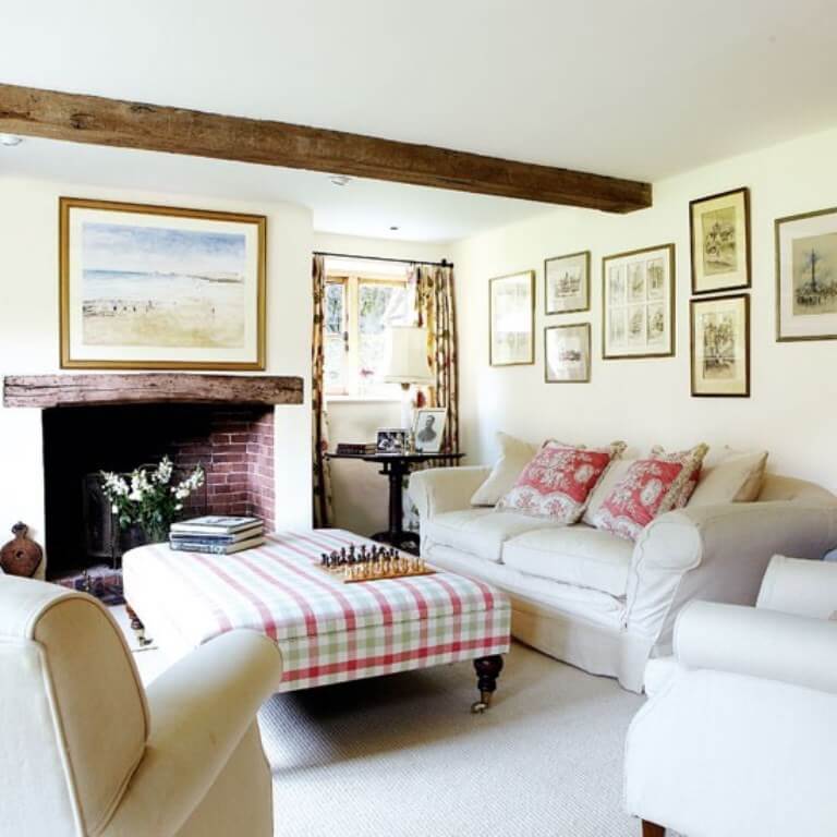 9 Charming Farmhouse Inspired Living Room Design Ideas - Interior Idea