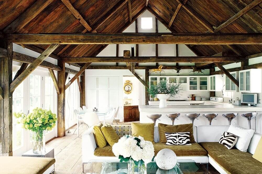 9 Charming Farmhouse Inspired Living Room Design Ideas - Interior Idea