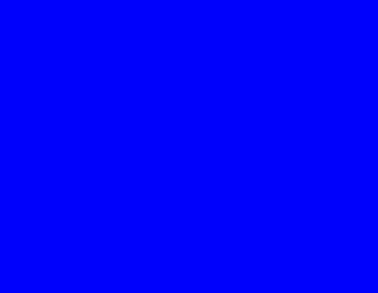 Pure blue screen for testing