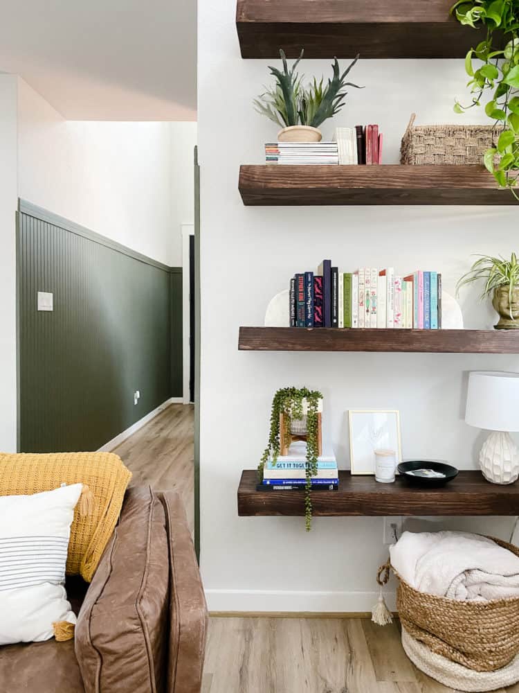 Pictures Of Floating Shelves In Living Room | Baci Living Room
