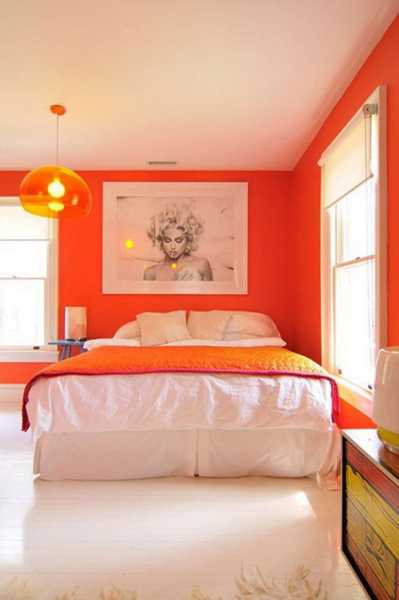 Modern Interior Design Ideas Celebrating Bright Orange Color Shades