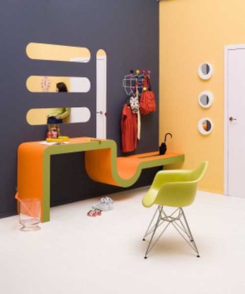 Modern Interior Design Ideas Celebrating Bright Orange Color Shades