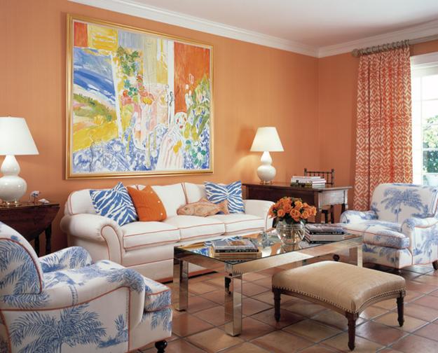 25 Ideas for Modern Interior Decorating with Orange Color Shades