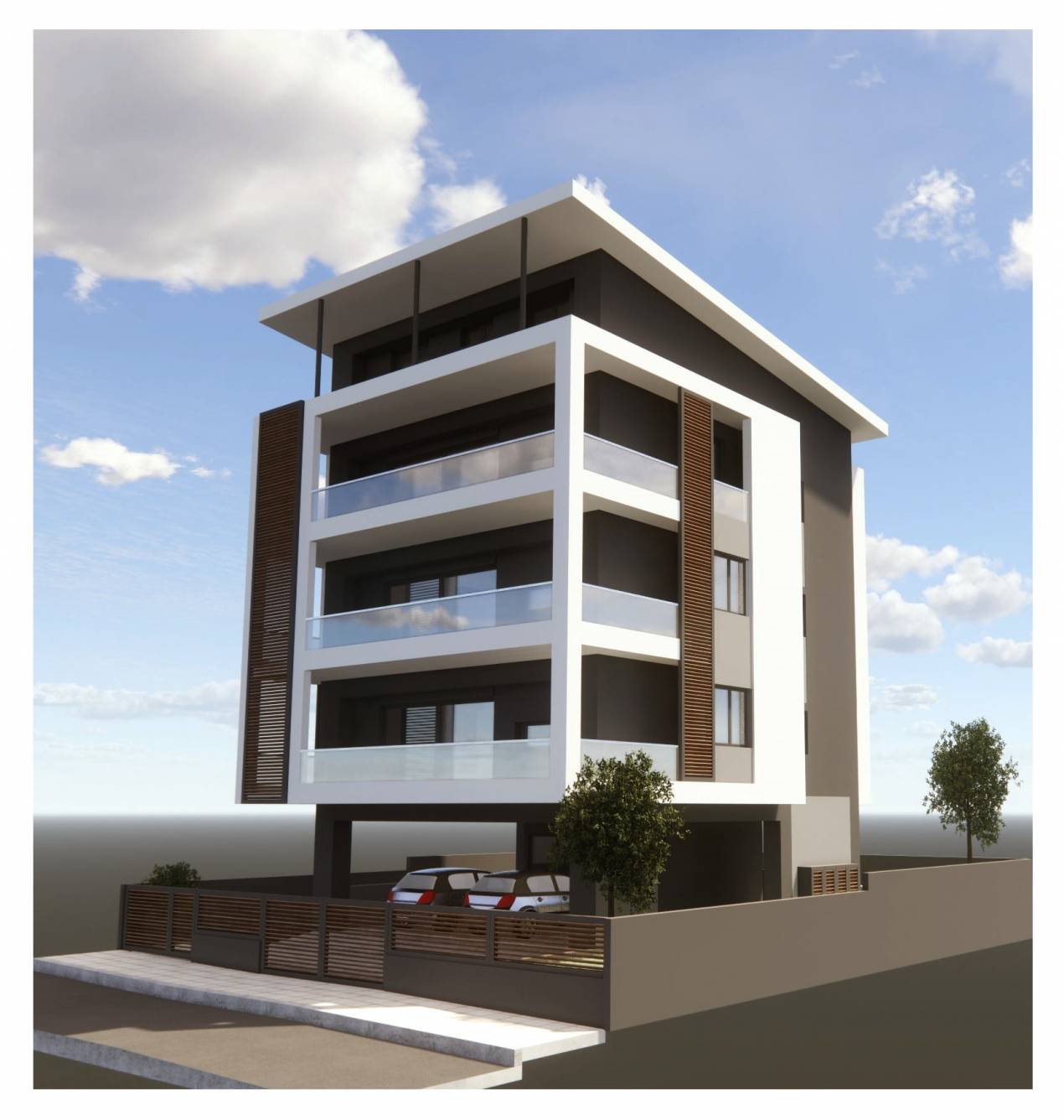 3 Storey Residential Building Design