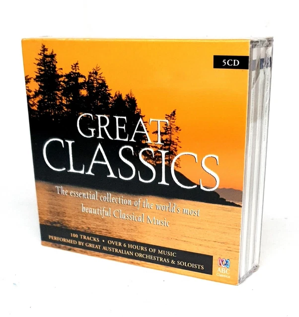 GREAT CLASSICS-THE WORLD'S Most beautiful Classical Music 5CD Box Set ...