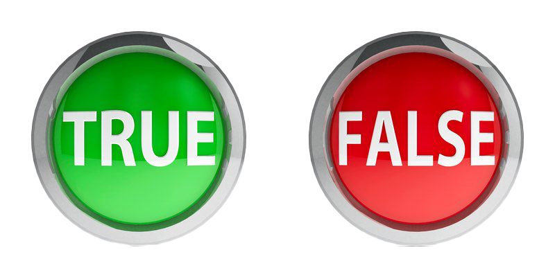 True And False Transparent | PNG All