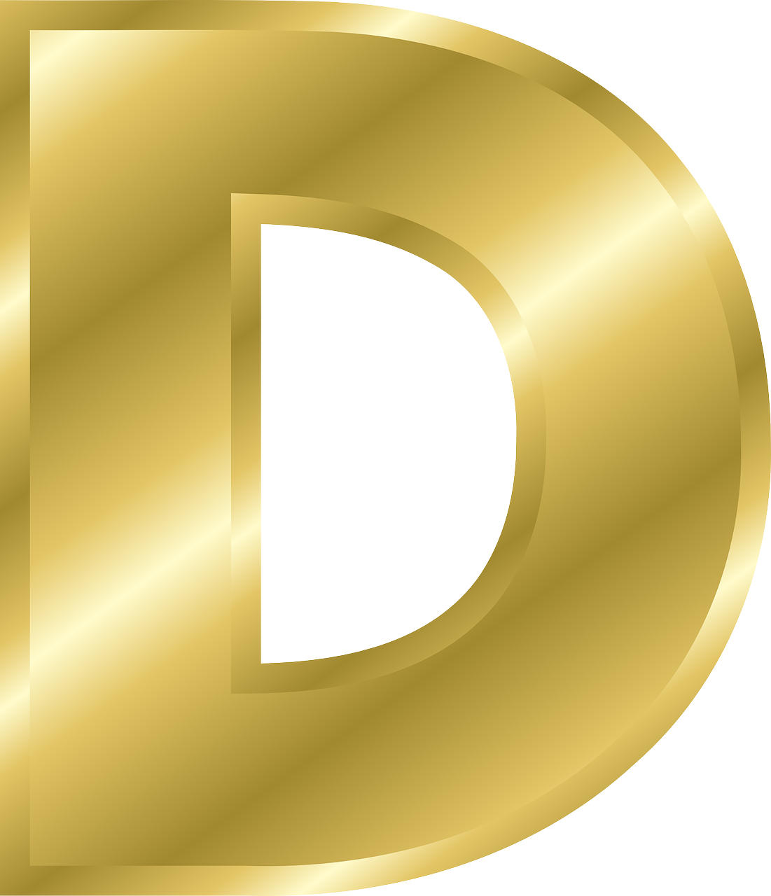 Alphabet D, Letter, Character PNG Photo