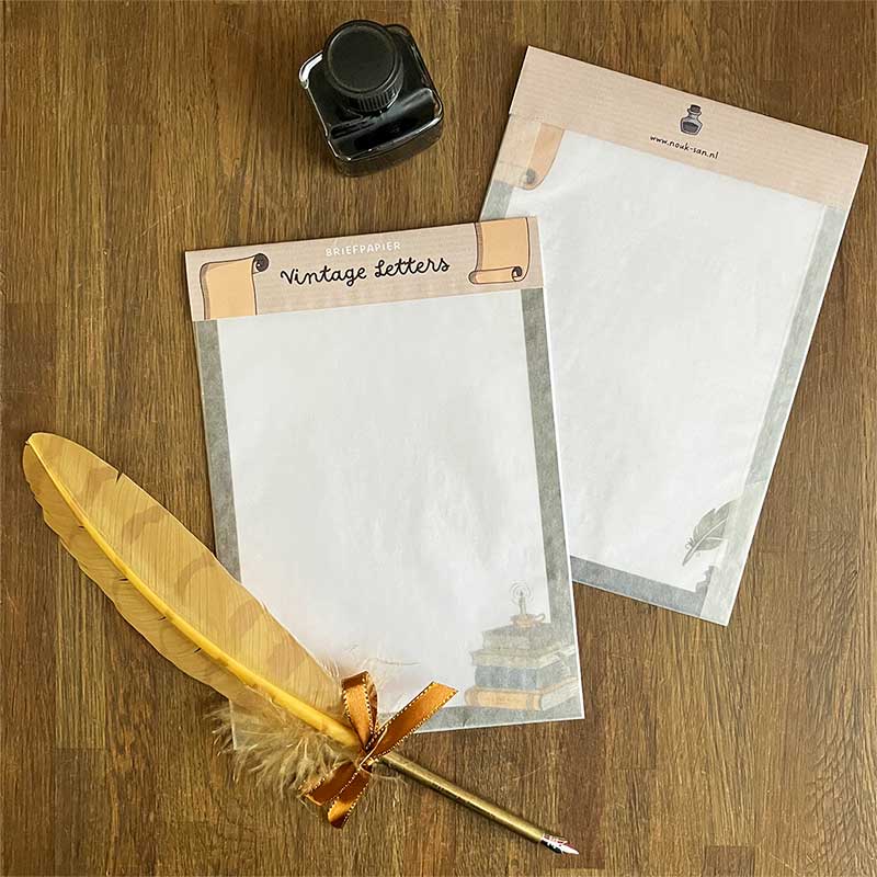 A5 Briefpapier Vintage Letters | Post & Papier