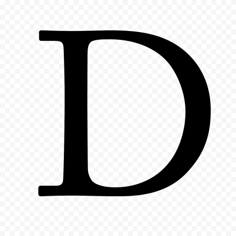 Letter, letter D, white, text, rectangle | Pxpng