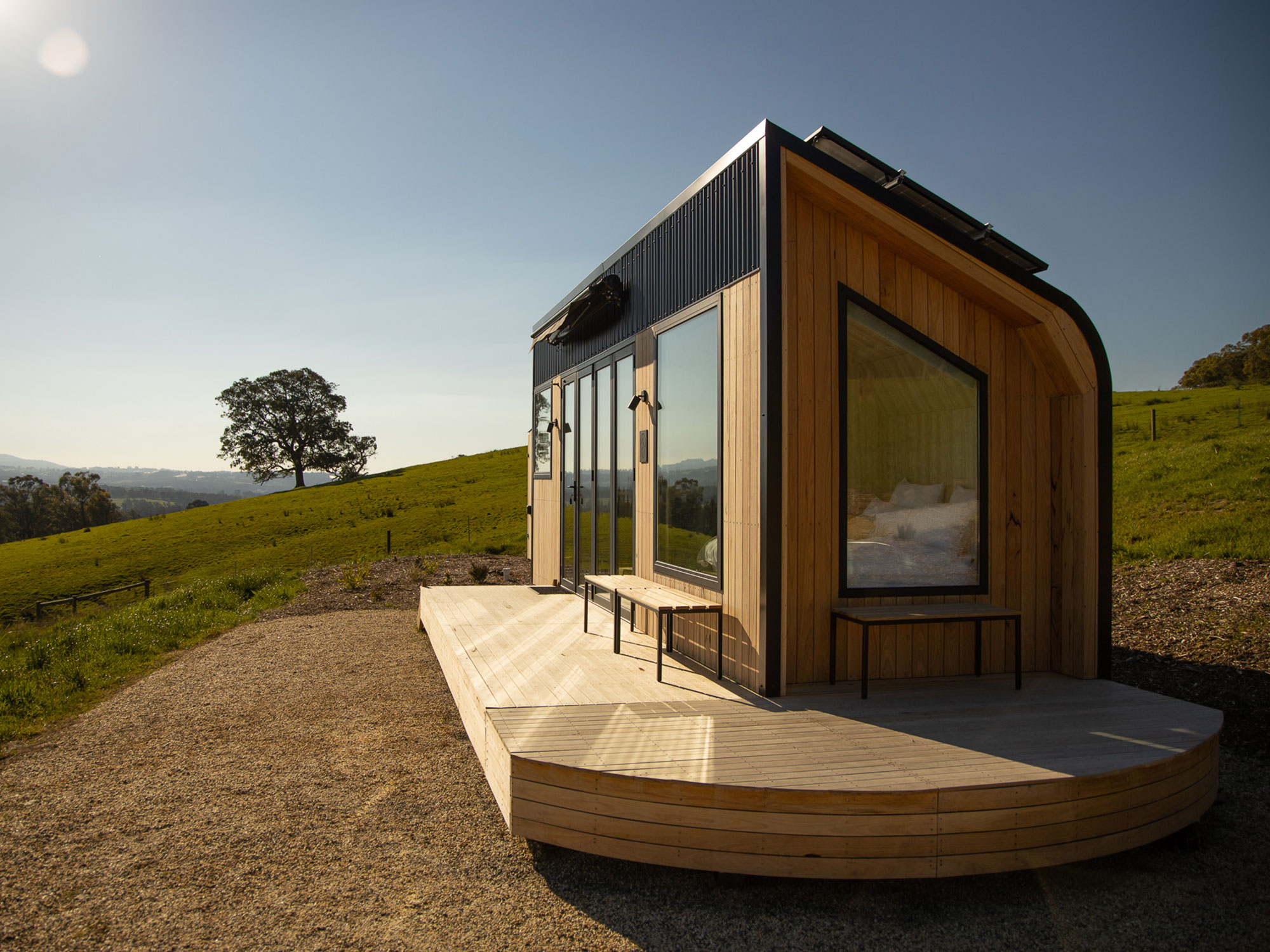 'Shacky' Tiny House Offers Stunning Off-The-Grid Retreat