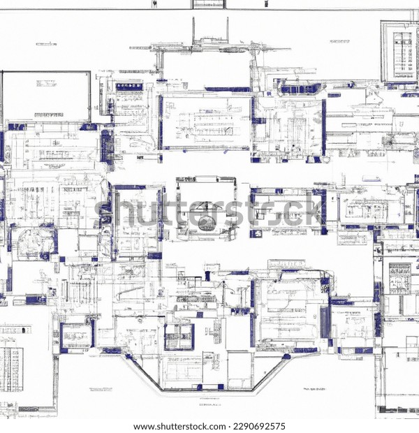 Luxury Mansion Floorplan AI-generated image 2290692575 | Shutterstock