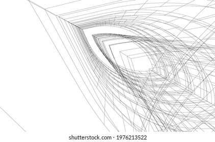 Architecture Modern Background Vector Illustration Stock Vector ...