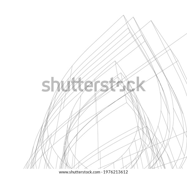 Architecture Modern Background Vector Illustration Stock Vector ...