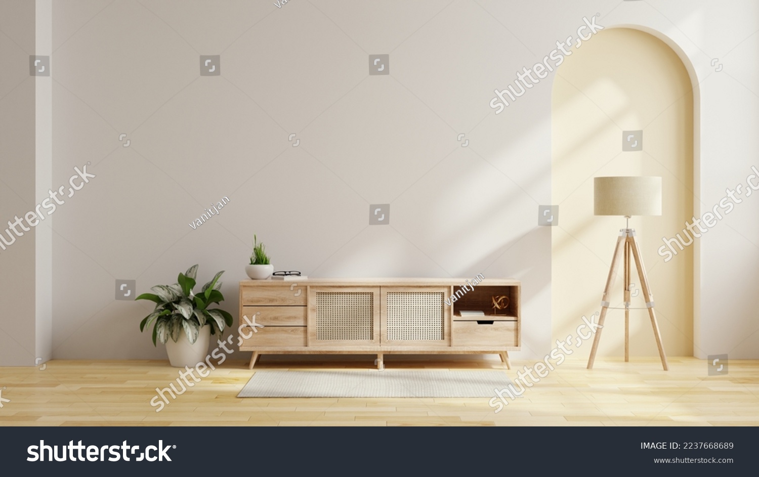 Two Tone Color Wall Backgroundmodern Living Stock Illustration ...