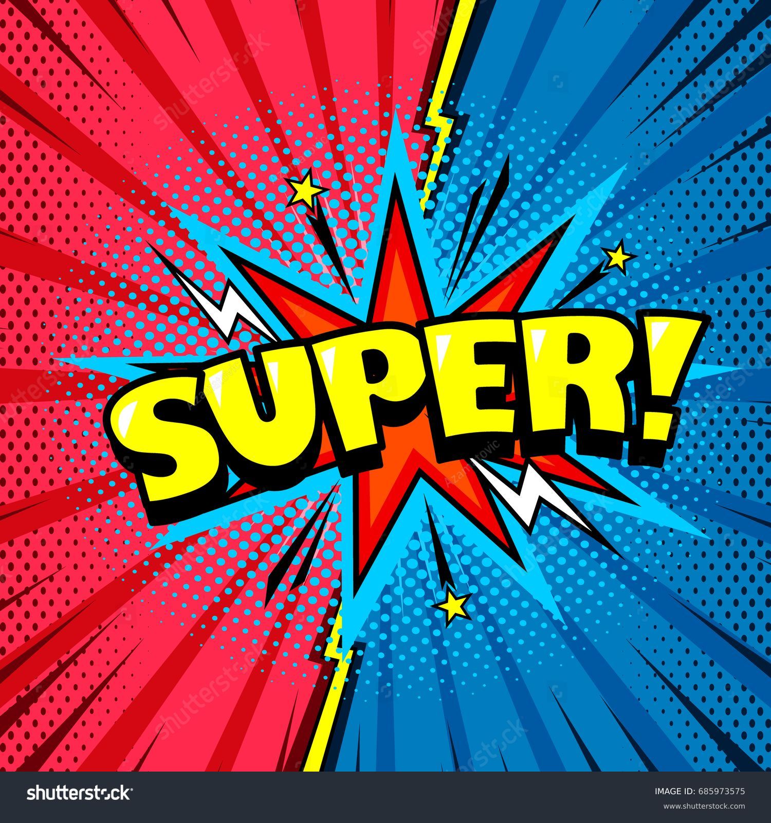 Comic Style Cool Cartoon Book Poster Stock Vector (Royalty Free ...