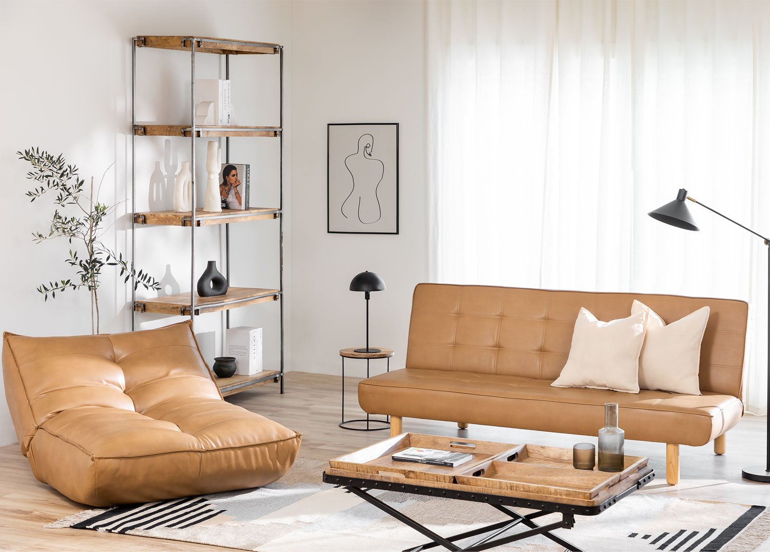 Industrial Style Living Room - SKLUM