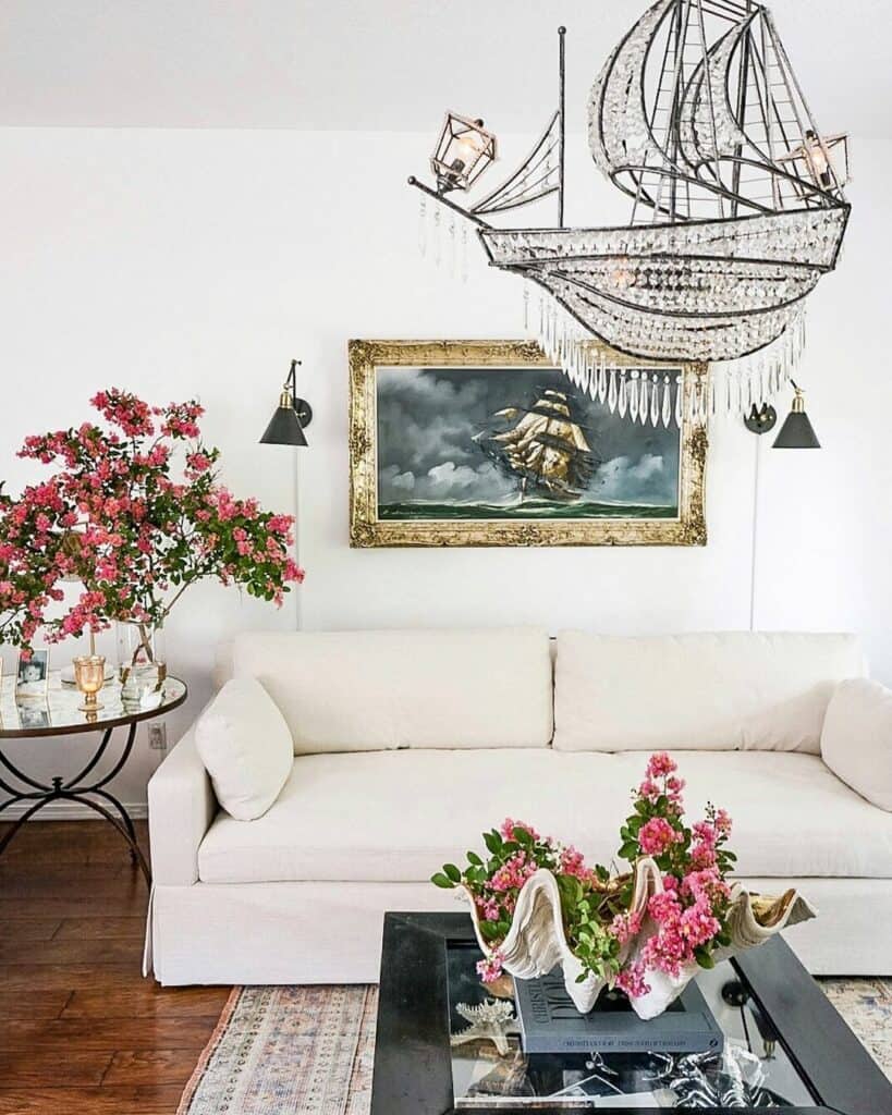 29 Bold and Creative Ceiling Living Room Lighting Ideas