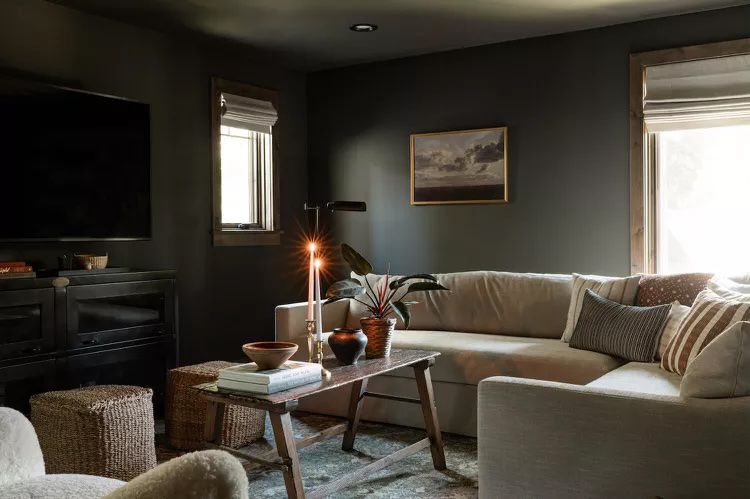 30 Dark Living Room Ideas That Will Instantly Make You Feel Cozy