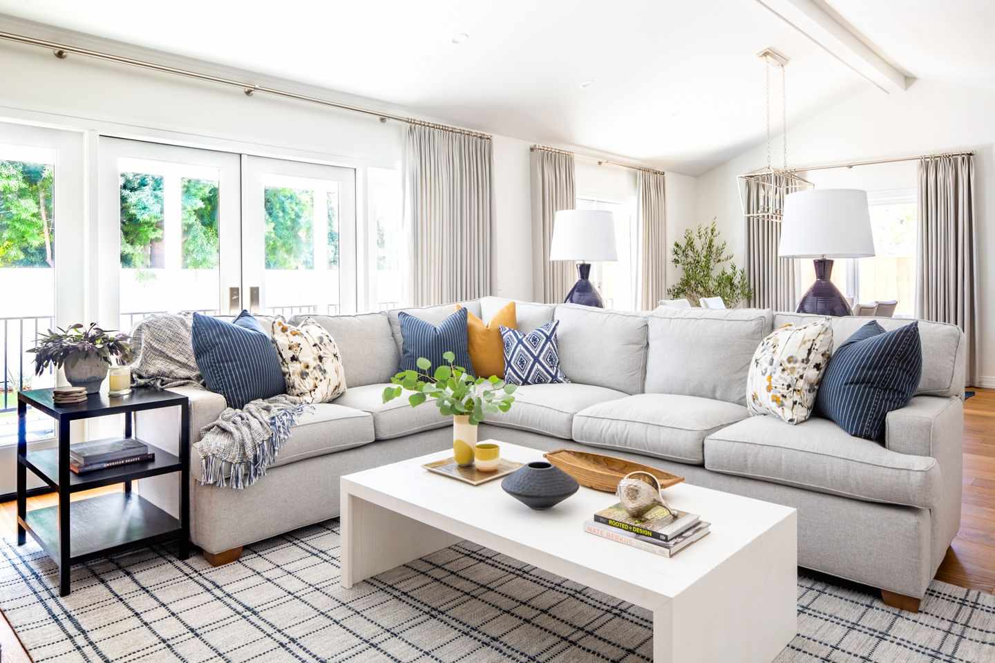 Modern Living Room With Sectional Sofa | Baci Living Room